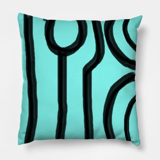 African Pattern Art Pillow by AyhanKeser