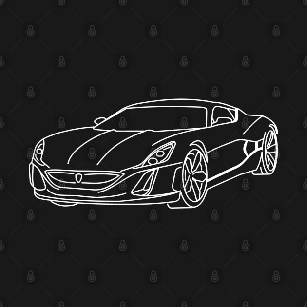 Rimac Concept One car by Aurealis