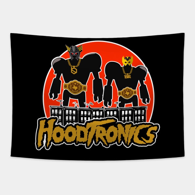 HOODTRONICS TAG TEAM Tapestry by AnalogJunkieStudio