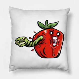 Apple & Worm Pillow