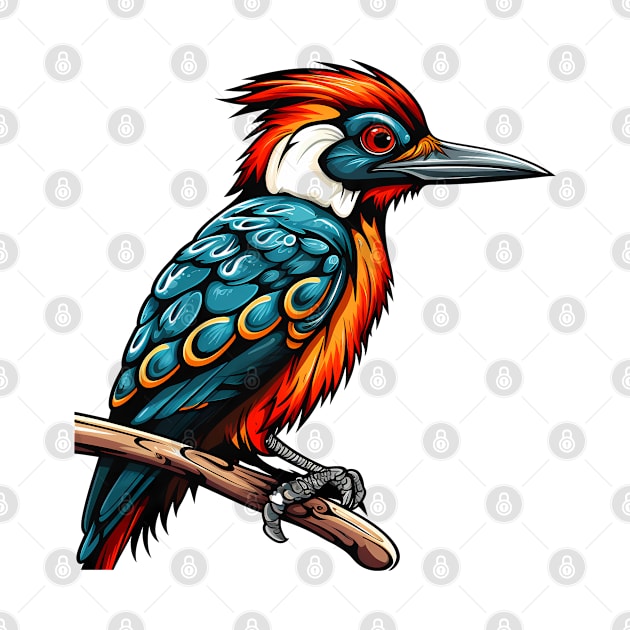 Colorful bird design by Nosametee