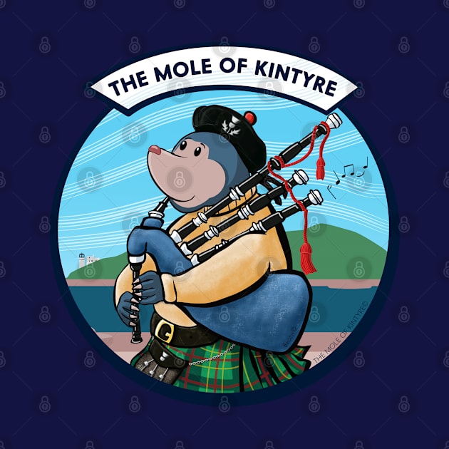 Scots Bagpipe Playing Mole Of Kintyre Pipe Band by brodyquixote