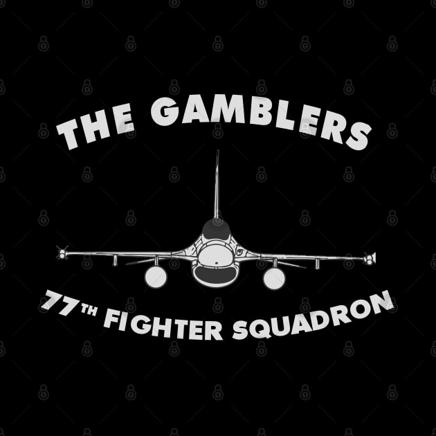 77th Fighter Squadron The Gamblers USAF F16 by DesignedForFlight