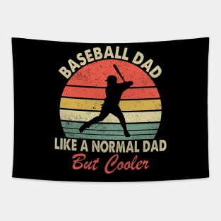 Baseball Dad Like A Normal Dad Only Cooler Tapestry