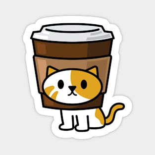 Coffee Cat Magnet