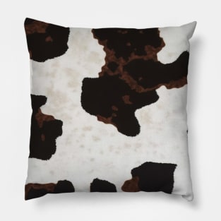 Cow Spots Pattern Animal Print Cowhide Pillow