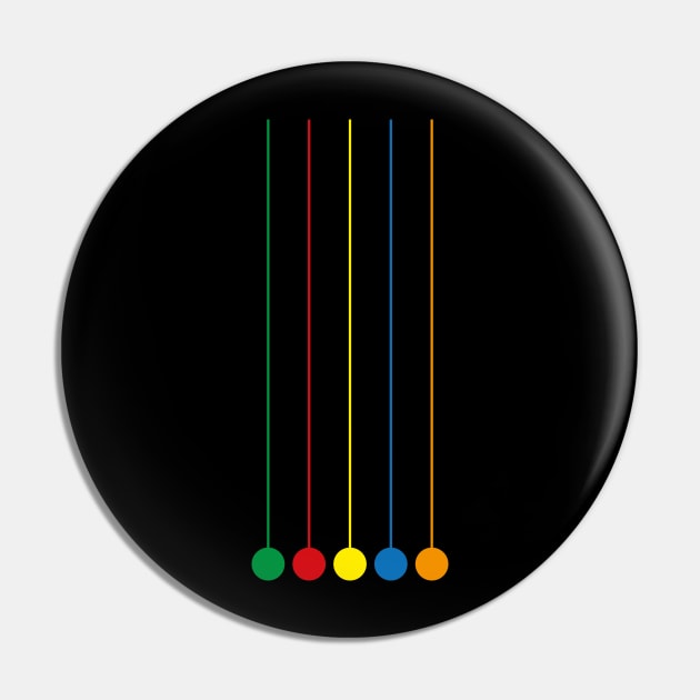 Minimalist Guitar Hero Pin by PWCreate