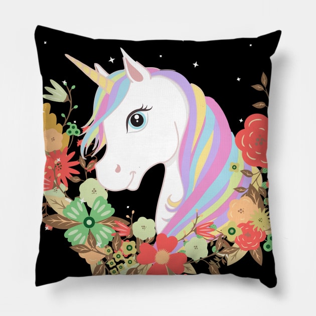 Awesome Since 2011 unicorn Birthday 9 Years Old Gift Pillow by GillTee