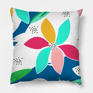 Artistic flowers Pillow