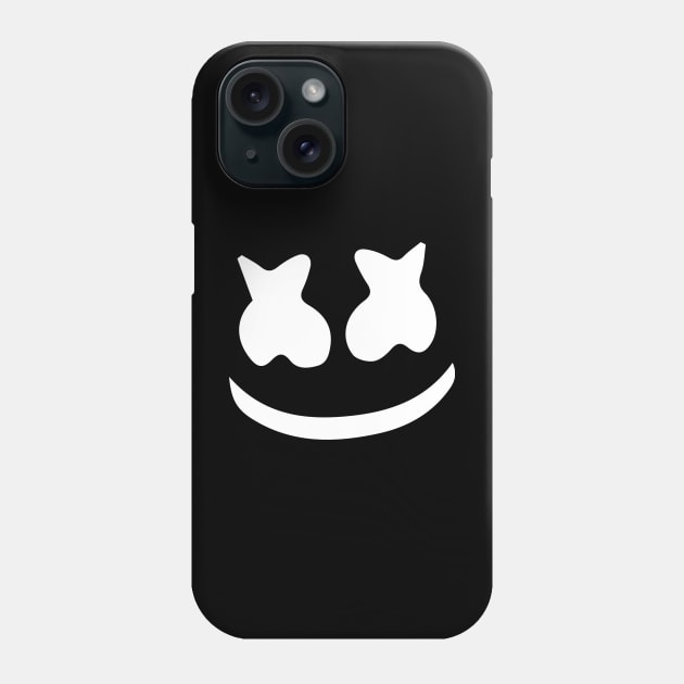 Marshmellow Face Phone Case by padune