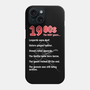 1980s Rock Music Phone Case