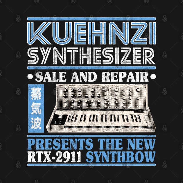 Kuehnzi Analog Synthesizer Vintage Japan Ad Retro by Kuehni