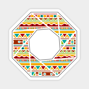 Ethnic Octagon Magnet