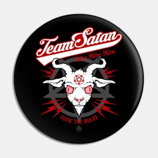 Team Satan sports V2 Pin