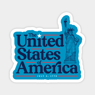 The United State of America – USA – Independence Day – July 4th 1776 Magnet