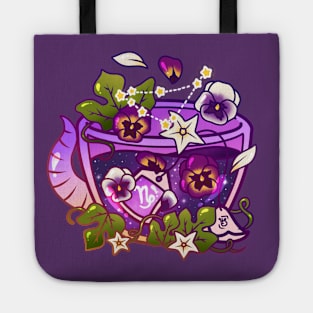 Capricorn Zodiac Teacup Tote