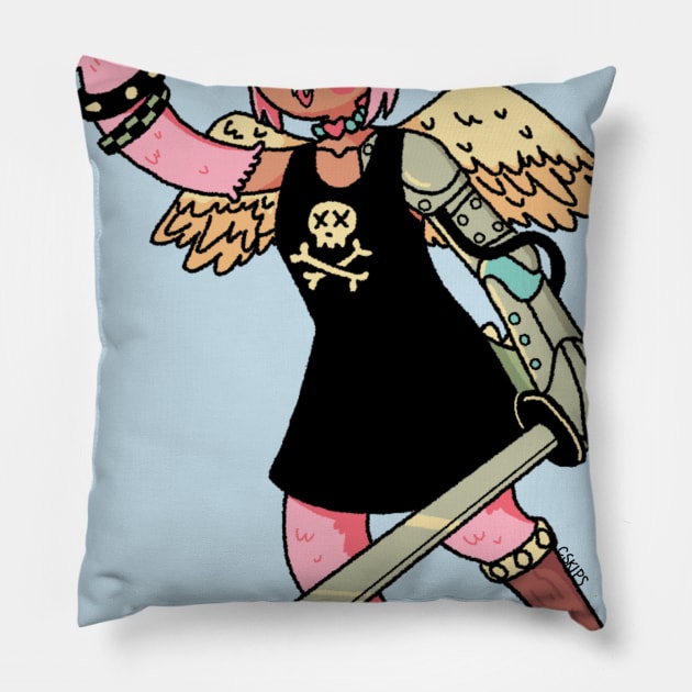 Everything Girl Pillow by cskips