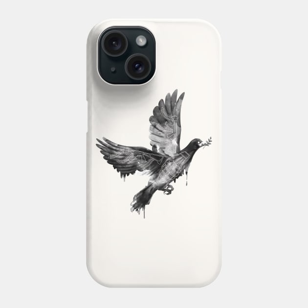 Dove of Peace Phone Case by ArtDary