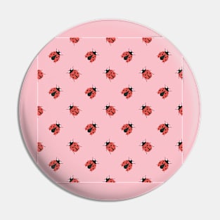 Ladybug Pattern Pin