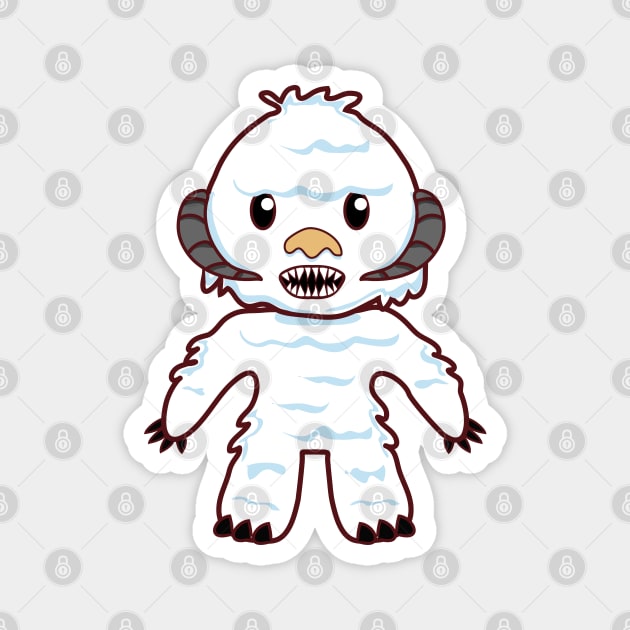 Abominable Yeti Magnet by mrsmauve