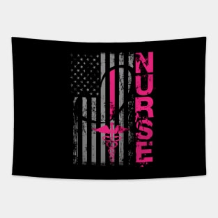 Patriotic Nurse Flag Graduating School Rn Nurse Tapestry