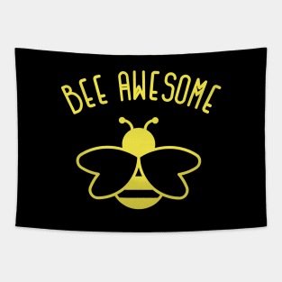 Bee Awesome Bee Pun Tapestry