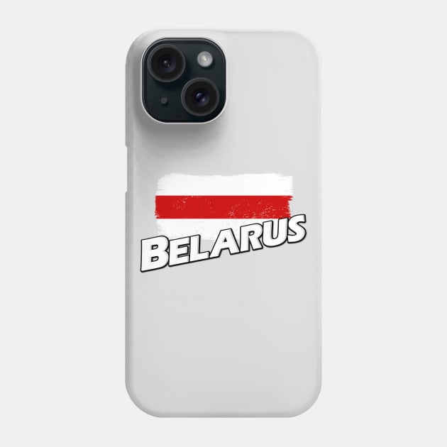 Belarus white-red-white flag Phone Case by PVVD