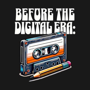 Old Music Cassette Tape Funny T-Shirt