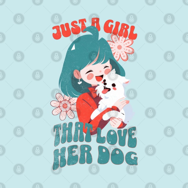 Just a girl that love her dog by Sara-Design2