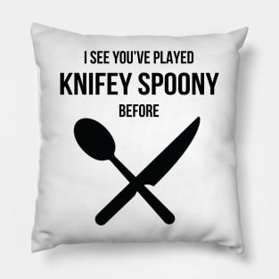 Knifey Spoony Pillow