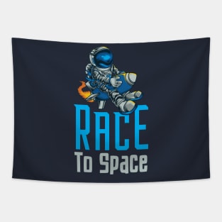 Race to Space Tapestry