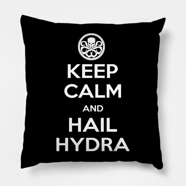 Keep Calm and Hail Hydra Pillow by dashape80