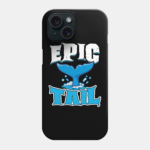 Epic Tail - Whale Phone Case by Peco-Designs