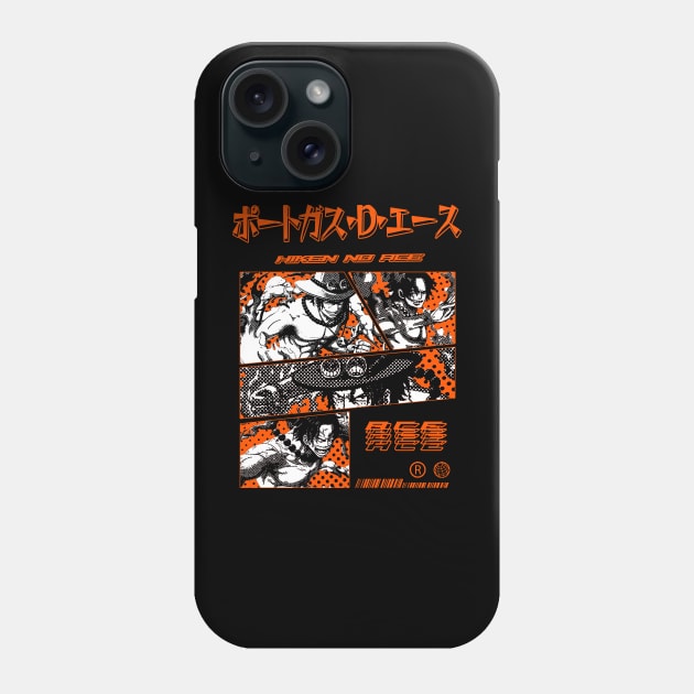 hiken no ace Phone Case by Retrostyle