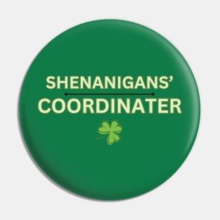 Shenanigans Coordinator Pin