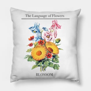 The language of flowers Pillow