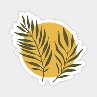 Tropical Leaves Magnet