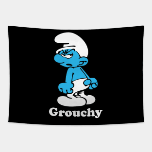 Grouchy Smurf Tapestry