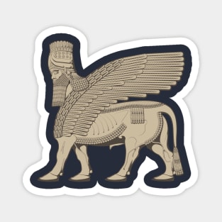 Lamassu Winged Bull Assyrian Magnet