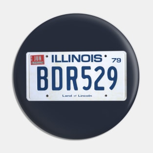 Blues Brothers Movie License Plate Pin