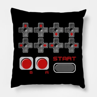 Old School Cheat Code Pillow