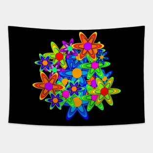 pop art flower design Tapestry