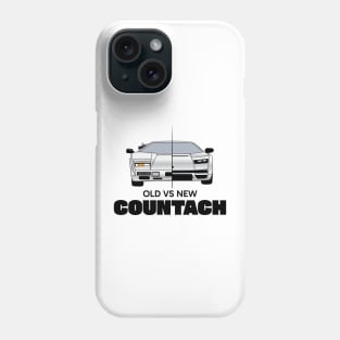 Old VS New Countach Phone Case