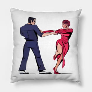 Tango Dancers Pillow