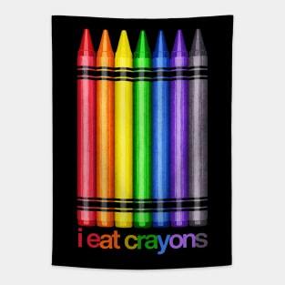 I Eat Crayons Tapestry