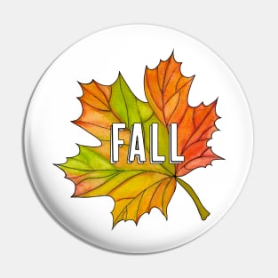 Fall Maple Leaf Pin