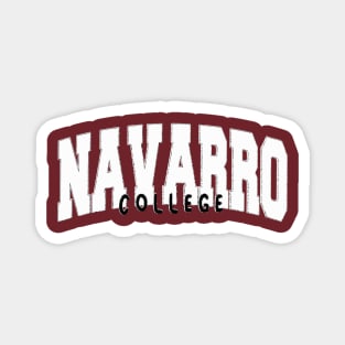 Navarro College White Magnet