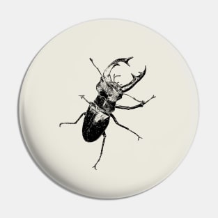 Stag-beetle Pin