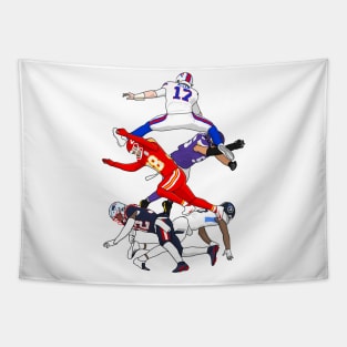 hurdle it all Tapestry