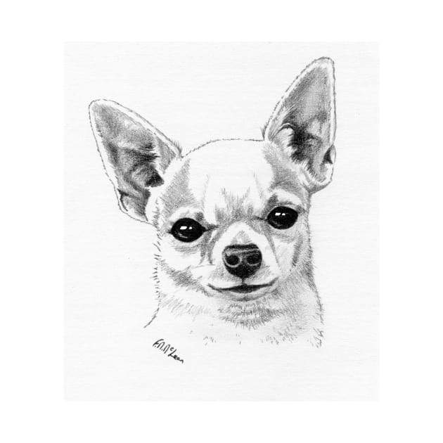Proud champion smoothcoat chihuahua! by fionahooperart